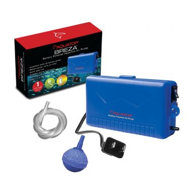 AQUATOP BREZA Battery Powered Air Pump with AC Power Failure Sensor  Automatic Backup, AC-DC-One